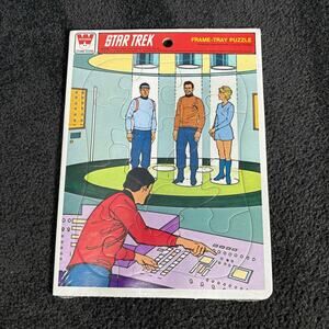 Vintage 1979 Star Trek Frame-Tray Puzzle - New Sealed Whitman - Original Series